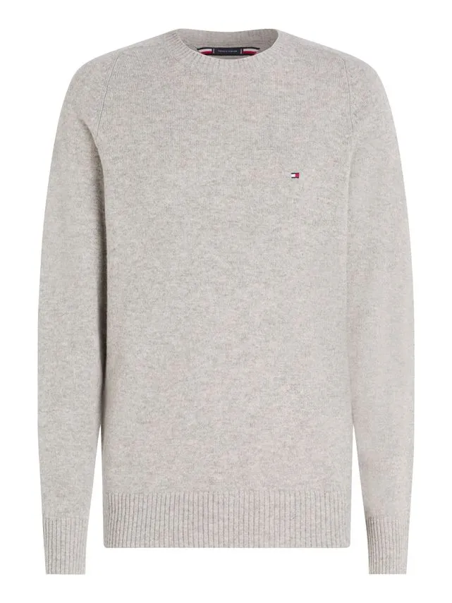 Billede nr 1. for LAMBSWOOL CREW NECK - P61 LIGHT GREY